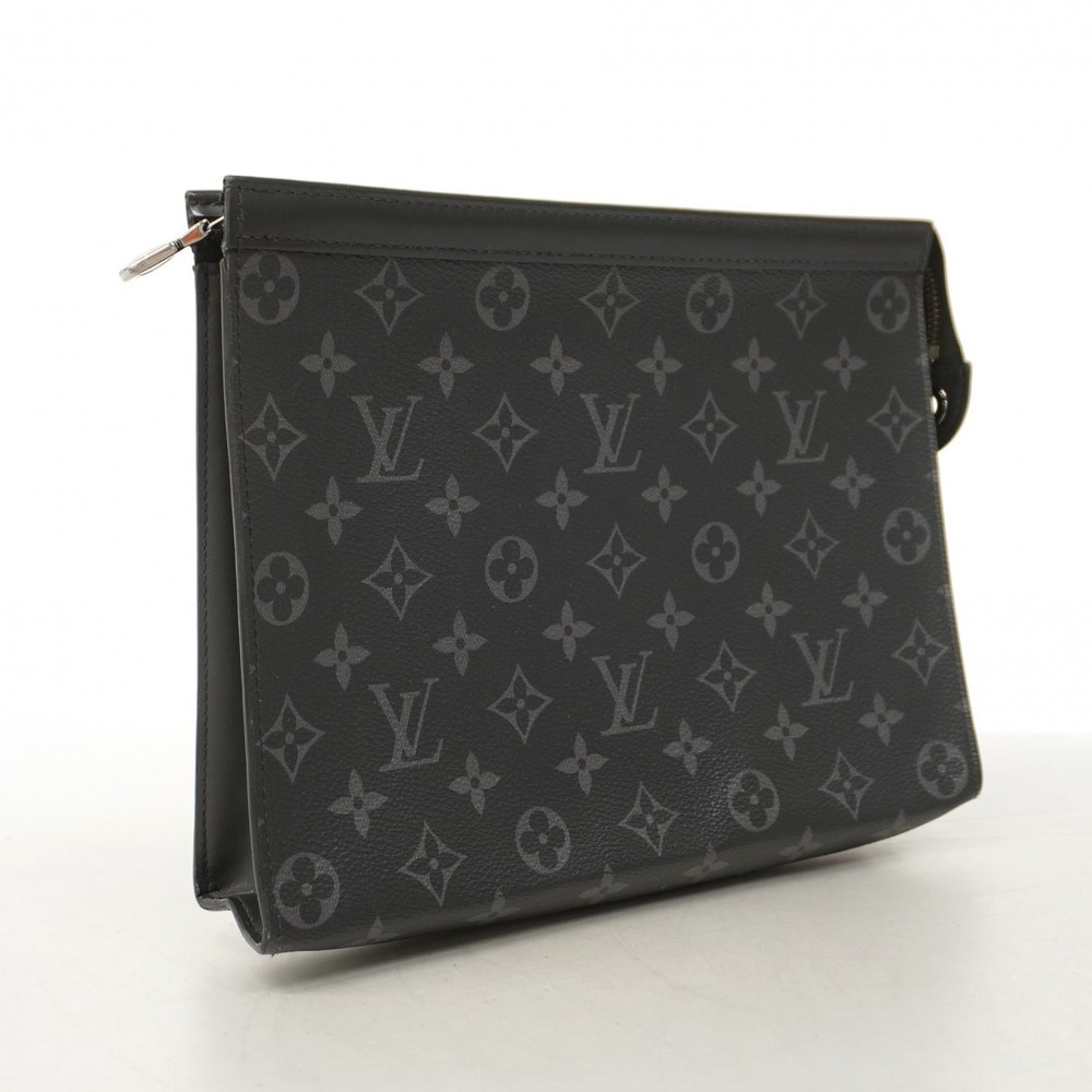 Louis Vuitton Monogram Eclipse Voyage Pochette Mm… - image 2